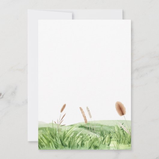 Mallard Duck Baby shower Kaart (Achterkant)