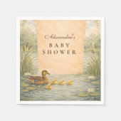 Mallard Duck Baby Shower Servet (Voorkant)