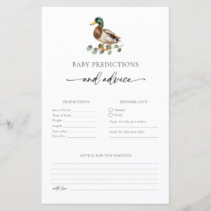 Mallard Duck Baby Voorspellingen & Advies Baby sho