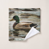 Mallard Duck Bad Handdoek (Wasdoekje)