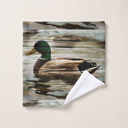 Mallard Duck Bad Handdoek (Wasdoekje)
