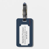 Mallard Duck Bagagelabel (Achterkant verticaal)