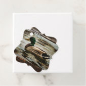 Mallard Duck Bedankjes Labels (In situ)