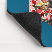 Mallard Duck Camouflage Happy Valentine's Day Hunt Muismat (Hoek)