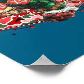 Mallard Duck Camouflage Happy Valentine's Day Hunt Poster (Hoek)