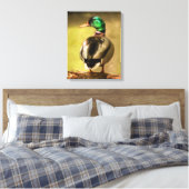 Mallard Duck Canvas Afdruk (Insitu (Slaapkamer))