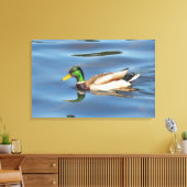 Mallard Duck Canvas Afdruk (Insitu (Woonkamer))