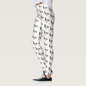 Mallard duck cartoon illustration leggings (Links)