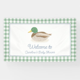 Mallard Duck Country Hunting Baby shower Welkom Spandoek