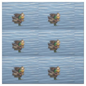 Mallard Duck Couple Fabric Stof (Swatch)