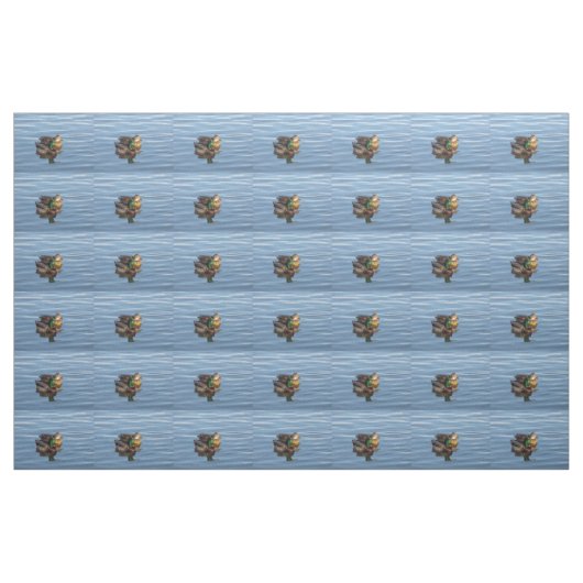 Mallard Duck Couple Fabric Stof (Fat Quarter)