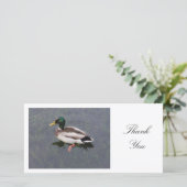 Mallard Duck - Dank je Bedankkaart (Staand voorkant)