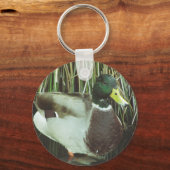 Mallard Duck Distinctive Male Bird Foto Natuur Sleutelhanger (Voorkant)
