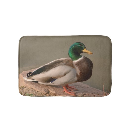 Mallard Duck Drake Bath Mat (Voorkant)