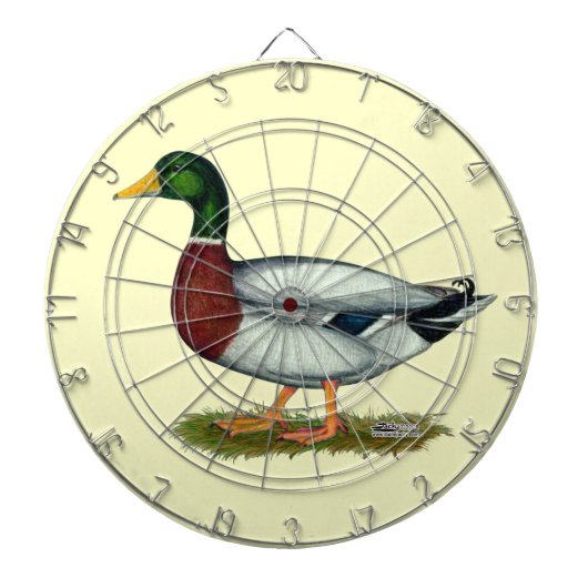 Mallard Duck Drake Dartbord (Voorkant)