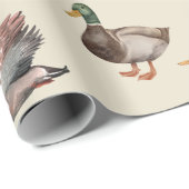 Mallard Duck Drake en Hen inpakpapier (Rol Hoek)