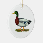 Mallard Duck Drake Keramisch Ornament (Rechts)