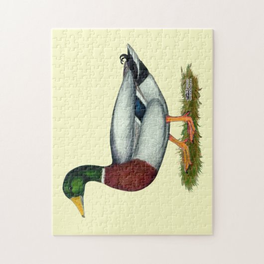 Mallard Duck Drake Legpuzzel (Verticaal)