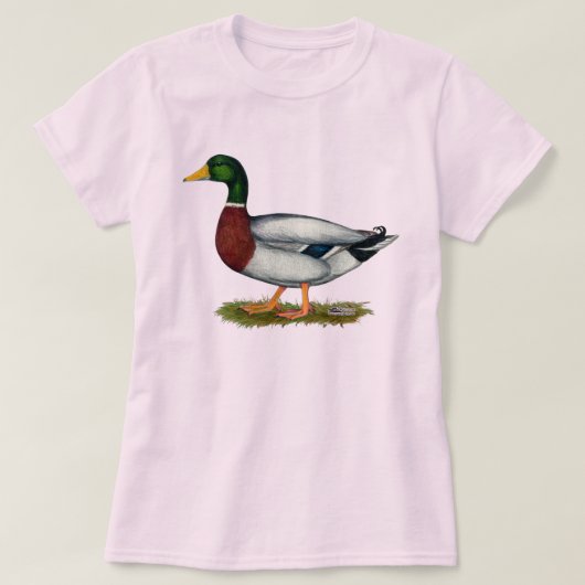 Mallard Duck Drake T-shirt (Design voorkant)