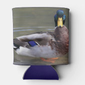 Mallard Duck Drake Water Foto Blikjeskoeler (Achterkant)