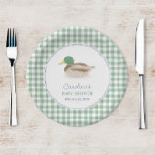 Mallard Duck Duckling Country Hunting Baby shower Papieren Bordje