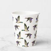 Mallard Duck enthousiastelingen Papieren Bekers (Achterkant)