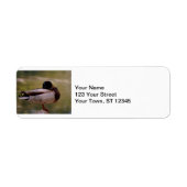 Mallard Duck Etiket (Voorkant)