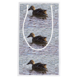 Mallard Duck Foto Gift Bag Klein Cadeauzakje