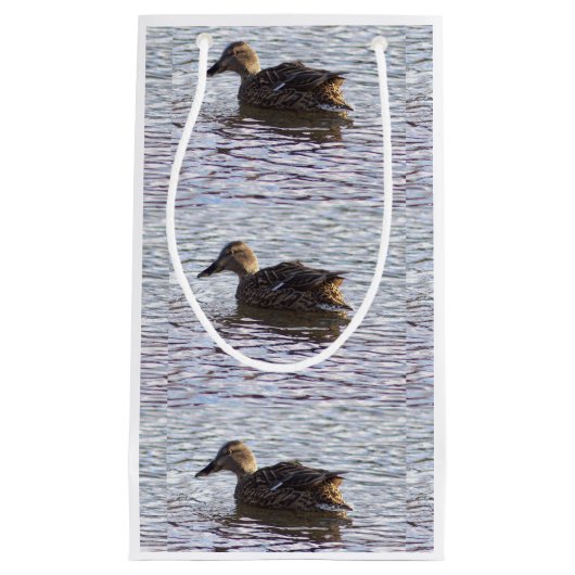 Mallard Duck Foto Gift Bag Klein Cadeauzakje (Voorkant)