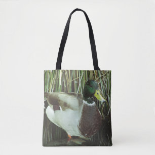 Mallard Duck Foto Lake Wildlife Bird Natuur Tote Bag