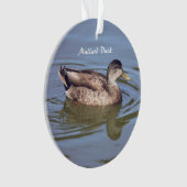 Mallard Duck Foto Ornament (voorkant)