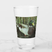Mallard Duck Foto Outdoorsman Lake Bird Glas (Voorkant)