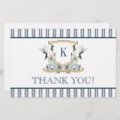 Mallard Duck gevouwen Dank je wel Briefpapier (Voorkant / Achterkant)