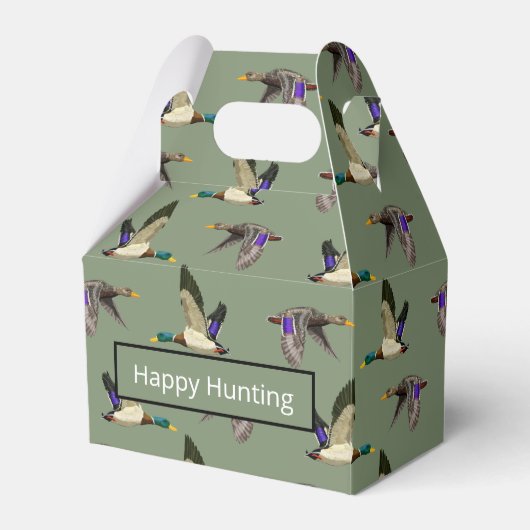 Mallard Duck Gift Bedankdoosjes (Voorkant Zijde)