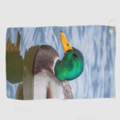 Mallard Duck Golfhanddoek (Horizontaal)