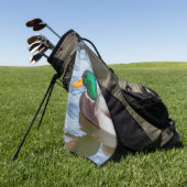 Mallard Duck Golfhanddoek (Groen)