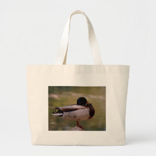Mallard Duck Grote Tote Bag