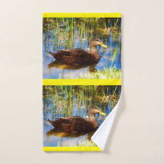 Mallard Duck Hand Towel Handdoek