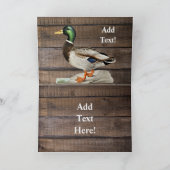 Mallard Duck Hartelijk dank Bedankkaart (Binnen)