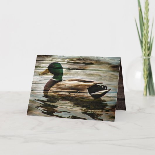 Mallard Duck Hartelijk dank Bedankkaart (Voorkant)