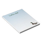 Mallard Duck - Heer houdt van een eend Notitieblok (Schuin)