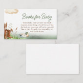 Mallard Duck Hunting Baby shower Boeken voor Baby Informatiekaartje (Voorkant / Achterkant)
