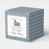 Mallard Duck Hunting Boy Baby Shower Favor Boxes Bedankdoosjes (Voorkant Zijde)