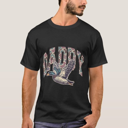 Mallard Duck Hunting Dad T-shirt (Voorkant)