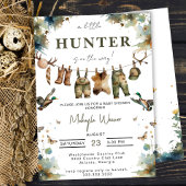 Mallard Duck Hunting Hunter Clothes Baby Shower Kaart