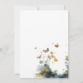 Mallard Duck Hunting Hunter Clothes Baby Shower Kaart (Achterkant)