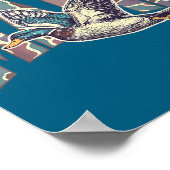 Mallard Duck Hunting Mama Retro Camouflage Daddy M Poster (Hoek)