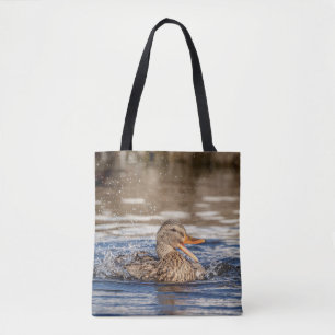 Mallard Duck in Downing Park Tote Bag