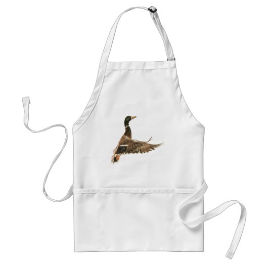 Mallard Duck in Flight Standaard Schort (Voorkant)