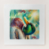 Mallard Duck in Radiant Waters 230824AREF113 - Wat Legpuzzel (Horizontaal)